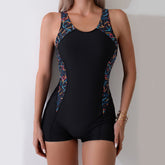 Printed One-piece Slim Quick-drying Beach Spa Swimsuit